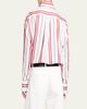 TWP Big Joe Striped Silk Button-Front Shirt - 3