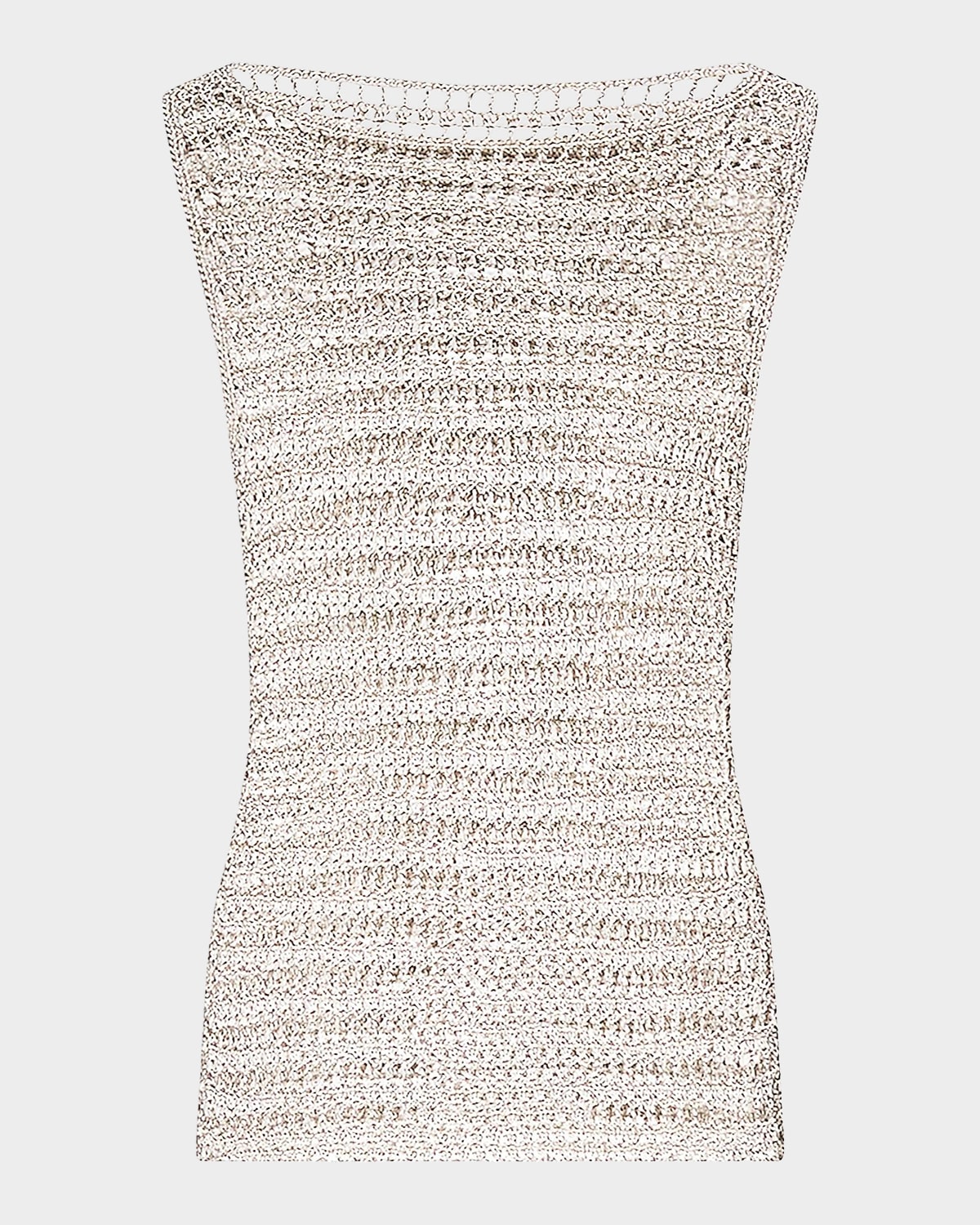 TWP Cleo Metallic Crochet Tank