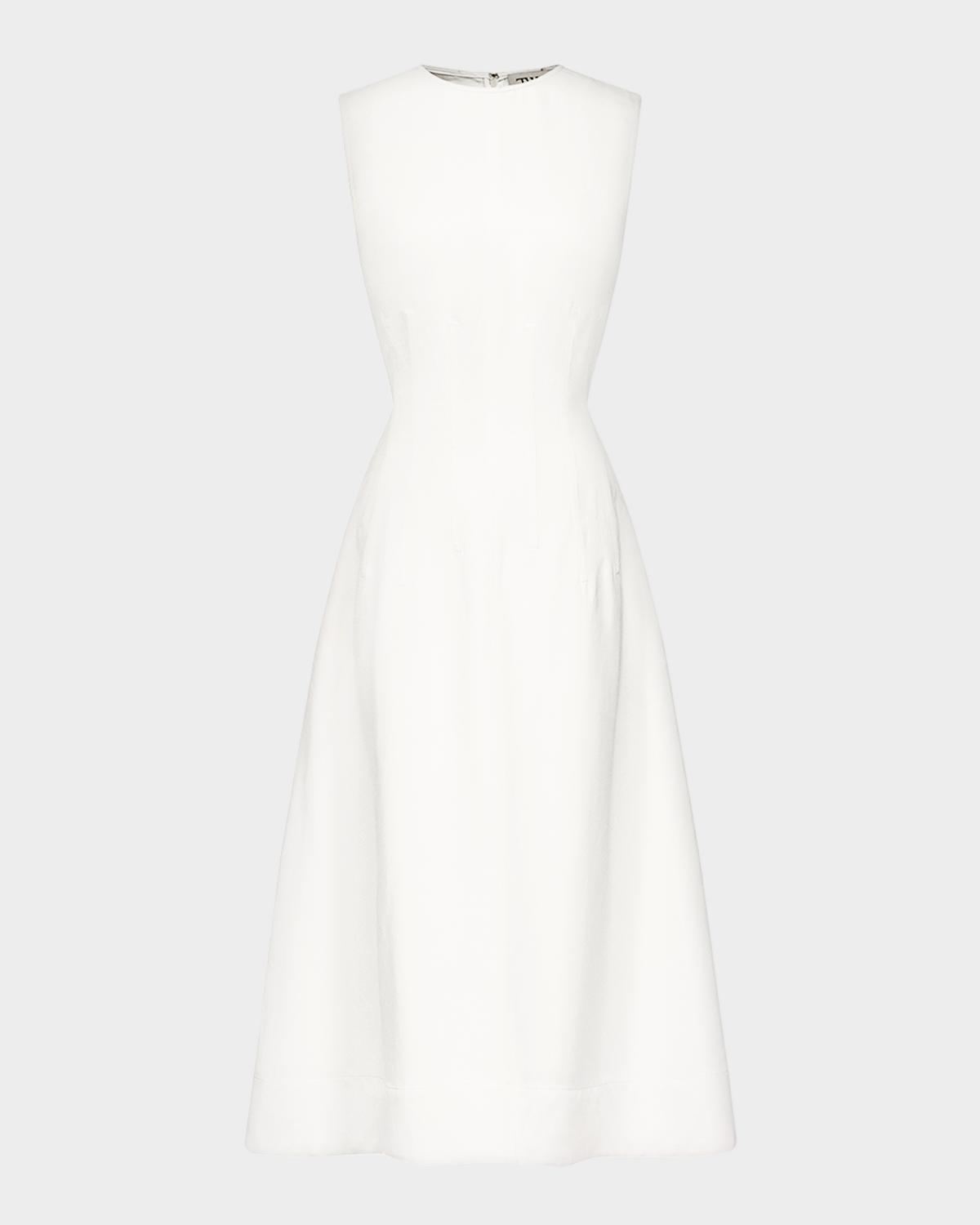 TWP Darted Crewneck Midi Dress