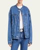 TWP Dawson Collarless Denim Jacket - 3