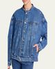 TWP Dawson Collarless Denim Jacket - 4