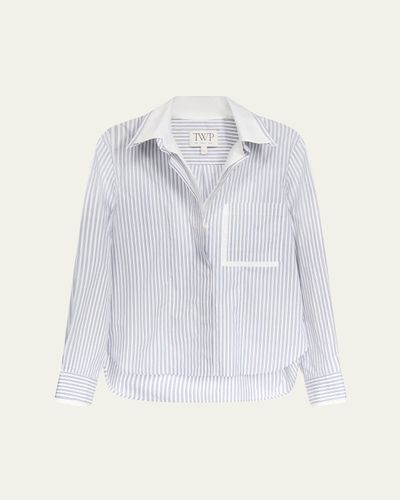 TWP Double Layer Boyfriend Shirt