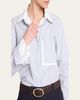TWP Double Layer Boyfriend Shirt - 4