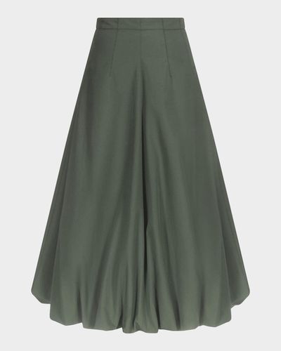 TWP Full Intentions Cotton Bubble Midi Skirt