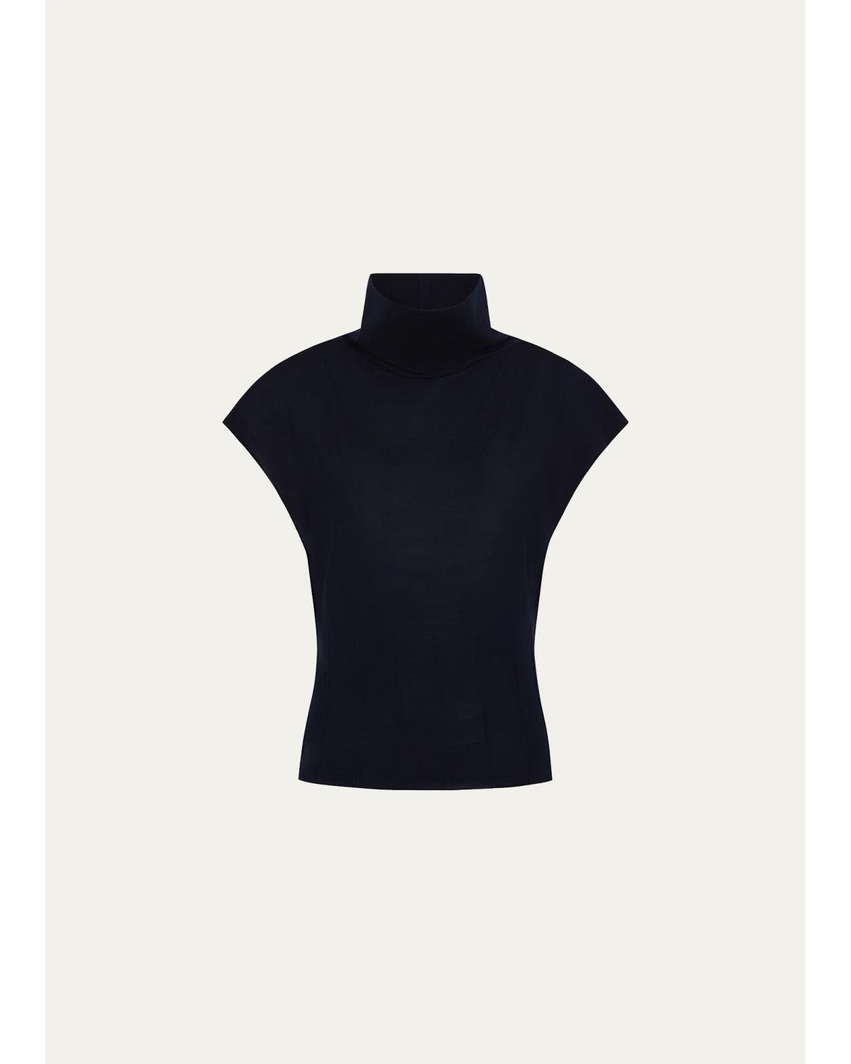 TWP Funnel Neck Sleeveless Top