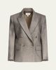 TWP Harper Double-Breasted Herringbone Blazer - 1
