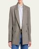 TWP Harper Double-Breasted Herringbone Blazer - 3