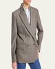 TWP Harper Double-Breasted Herringbone Blazer - 4