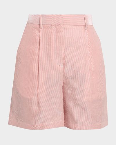 TWP Henry Pinstriped Shorts