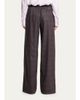 TWP Hudson Checked Pleated Straight-Leg Pants - 3