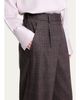 TWP Hudson Checked Pleated Straight-Leg Pants - 5