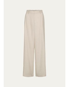 TWP Hudson St Cashmere-Blend Pants