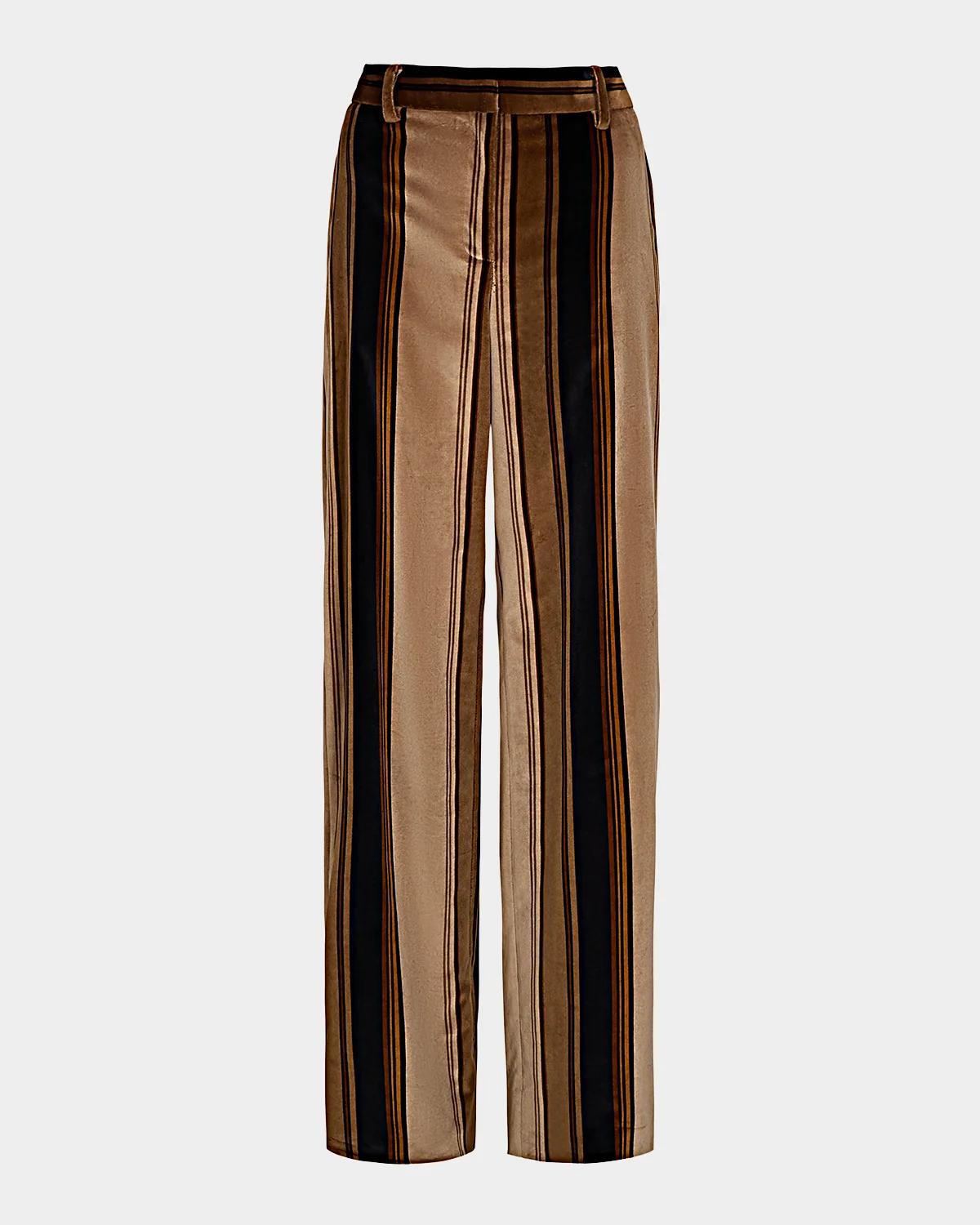 TWP Isla Striped Cotton Pants