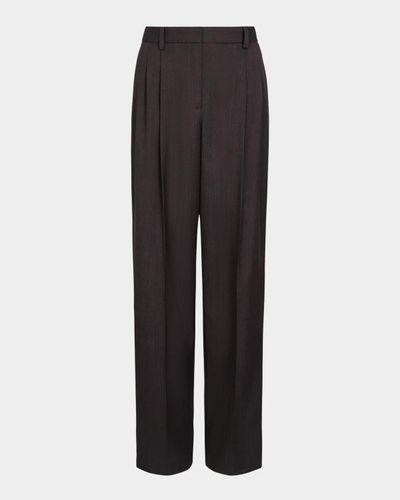 TWP Ivy Pants in Micro Herringbone Wool Suiting
