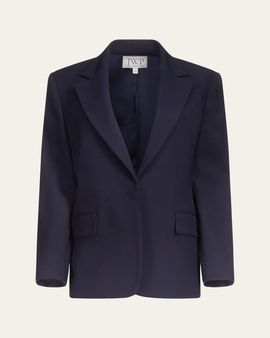TWP Jillian Single-Breasted Wool Blazer