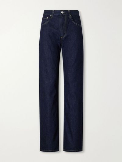 TWP Kent St mid-rise straight-leg jeans