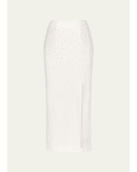 TWP Lady Like Embellished Midi Skirt