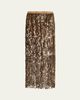 TWP Laurel Trapped Fringe Sequined Skirt - 1