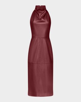 TWP Lola Leather Column Dress