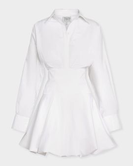 TWP Mila Mini Shirtdress in Cotton Shirting