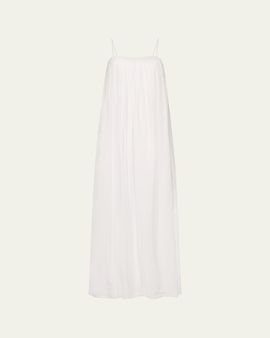 TWP Shirred Column Maxi Dress