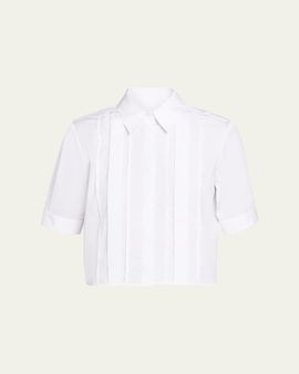 TWP Short Lived Shirt with Pleated Placket