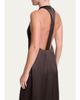 TWP T-Back Silk A-Line Train-Back Gown - 5