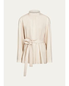 TWP Tamzin Cashmere-Blend Robe Top