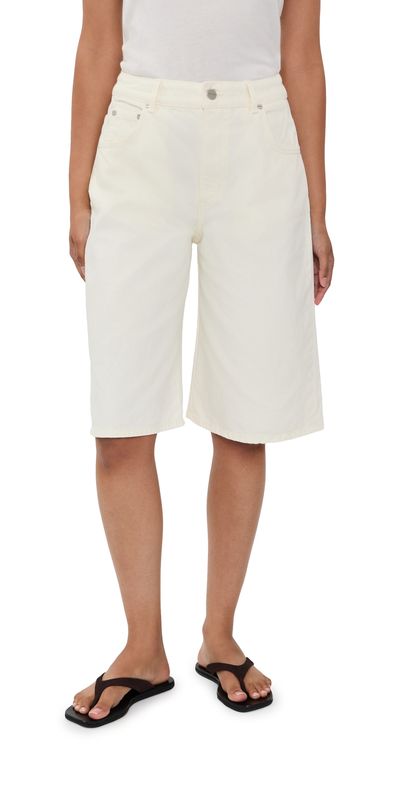 TWP TWP Boxy Relaxed Shorts White