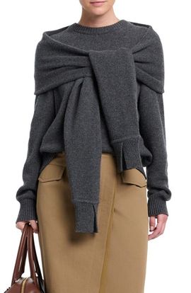 TWP TWP Crewneck Cotton Shrug Sweater