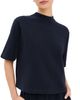 TWP TWP Cropped Mock Neck Tee Midnight - 1