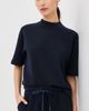 TWP TWP Cropped Mock Neck Tee Midnight - 2