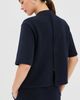 TWP TWP Cropped Mock Neck Tee Midnight - 3
