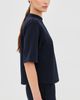 TWP TWP Cropped Mock Neck Tee Midnight - 4