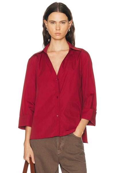 TWP TWP Deep V Relaxed Top