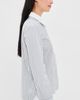 TWP TWP Double Layer Boyfriend Shirt White/Navy Multi - 4