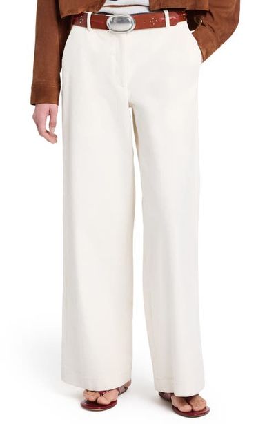 TWP TWP Dylan Stretch Cotton Corduroy Wide Leg Pants