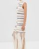 TWP TWP Fringe Sleeveless Dress Ivory Multi - 4