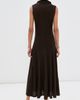 TWP TWP Funnel Neck Sleeveless Wool Dress After Dark - 3