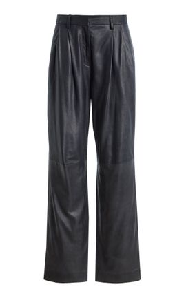 TWP TWP Ivy Pleated Leather Trousers