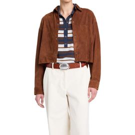 TWP TWP Little Big Joe Leather Shirt