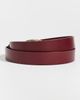 TWP TWP Narrow Leather Belt Burgundy - 4