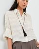 TWP TWP Next Ex Button Down Shirt Ivory / Blue - 2