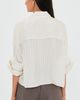 TWP TWP Next Ex Button Down Shirt Ivory / Blue - 3