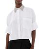 TWP TWP Next Ex Crystal Collar Button Down Shirt White - 1