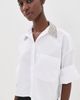 TWP TWP Next Ex Crystal Collar Button Down Shirt White - 2