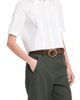 TWP TWP Short Lived Pleated Placket Top - 3