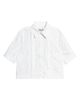 TWP TWP Short Lived Pleated Placket Top - 5