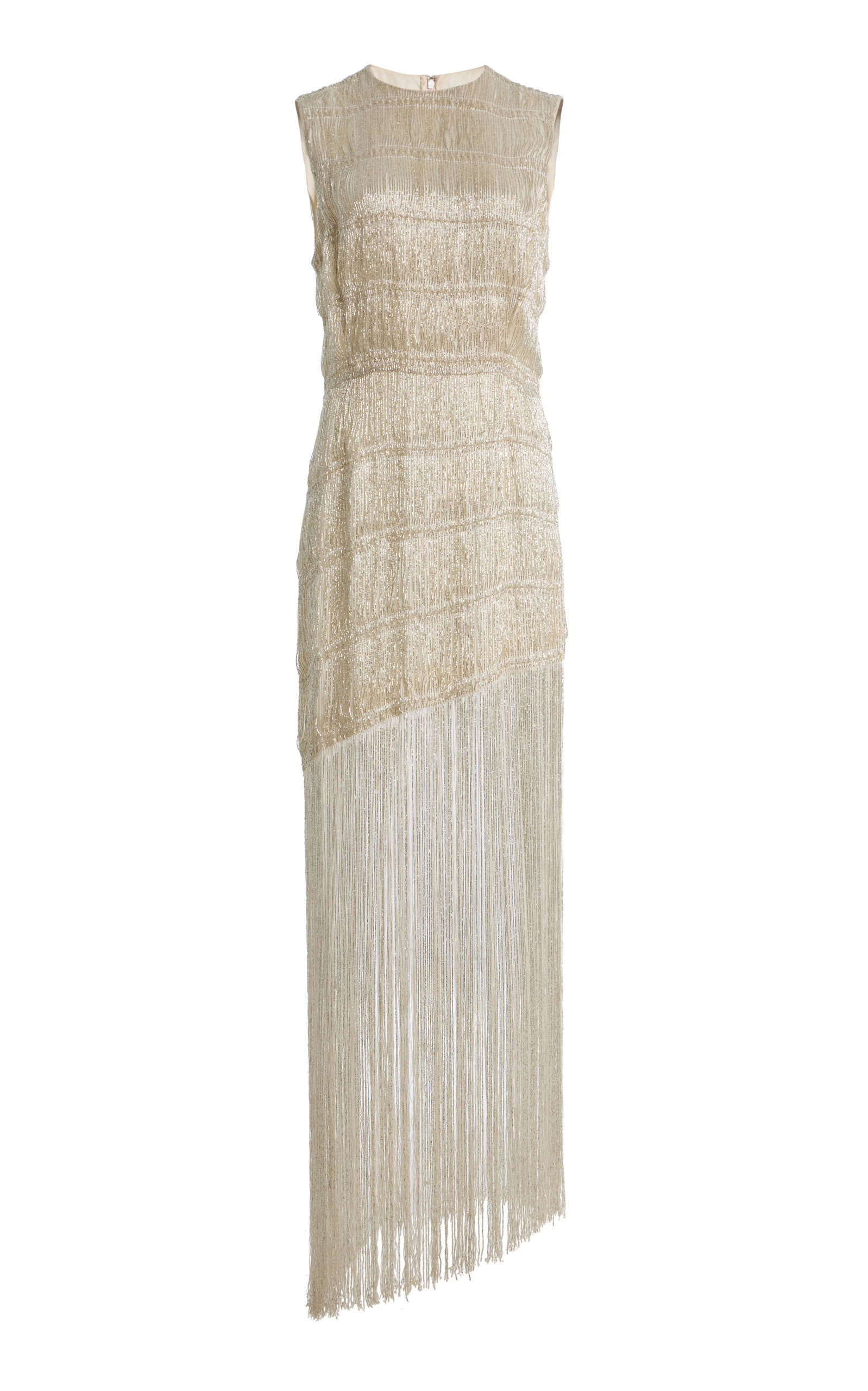 TWP TWP Stairway to Heaven Fringed Maxi Dress