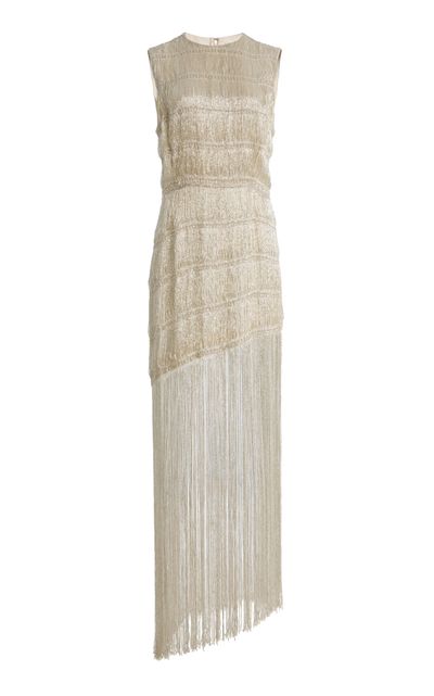 TWP TWP Stairway to Heaven Fringed Maxi Dress